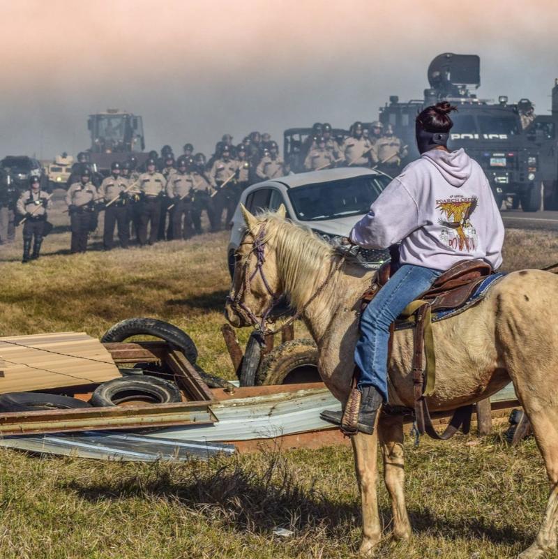 Standing Rock Iconic Photo
