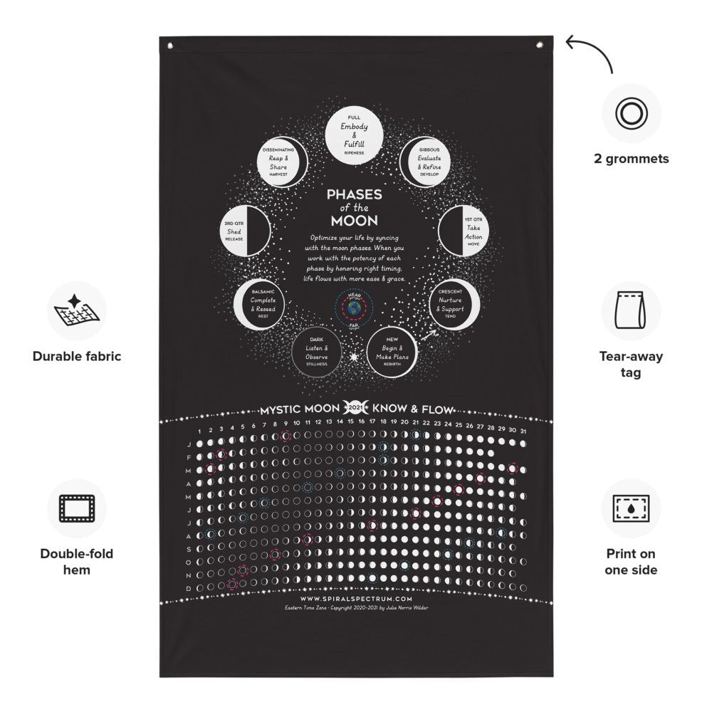 Mystic Moon Phase Guide - Spiral Spectrum