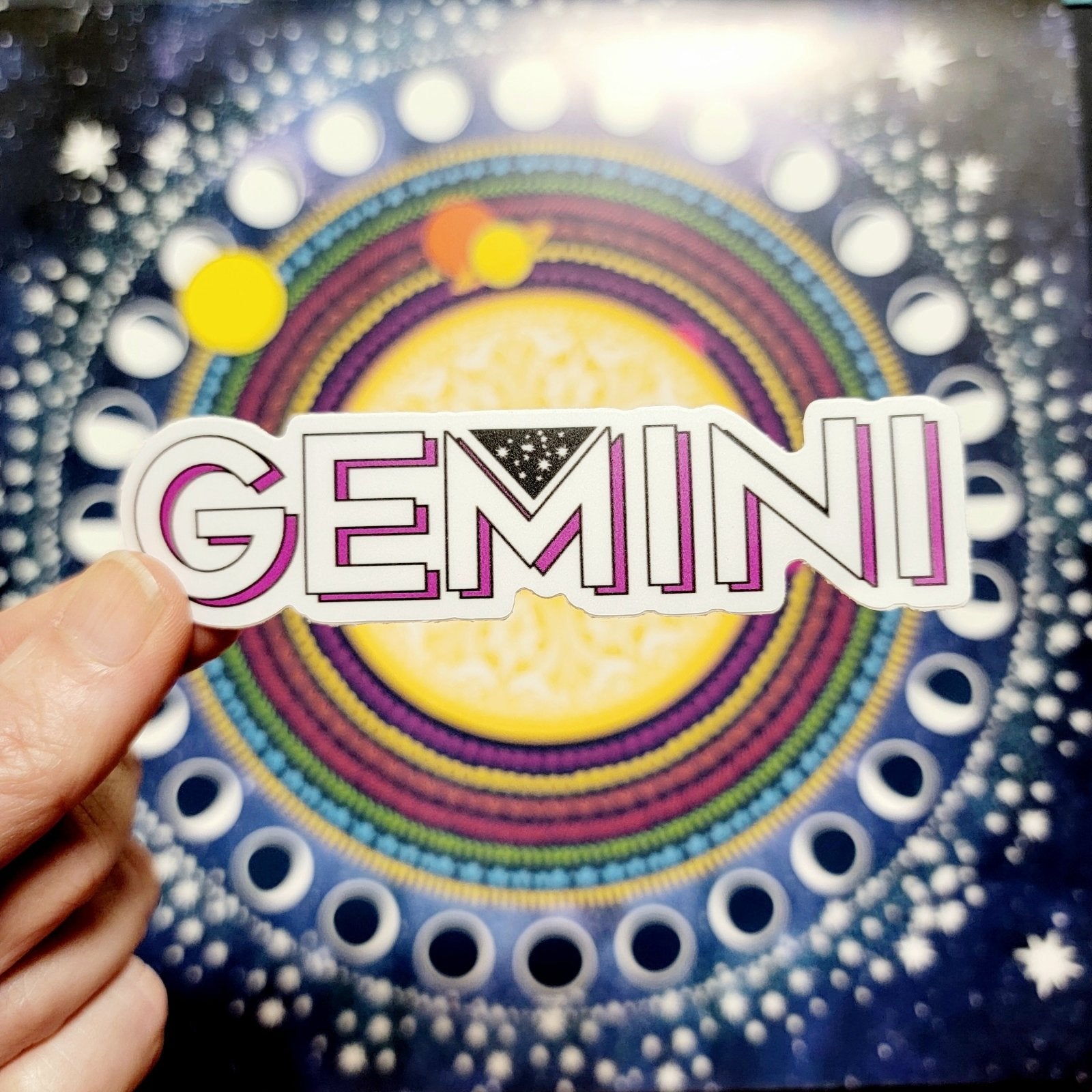 Zodiac Sign Stickers - Spiral Spectrum